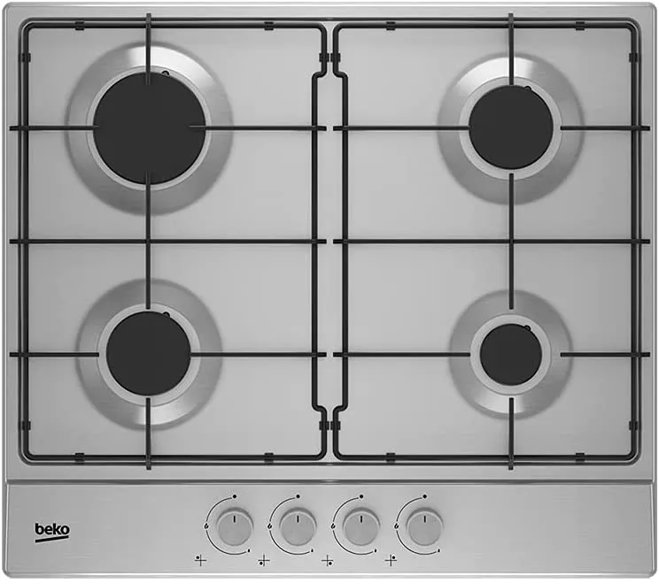 HIAG64223X PLAQUE BEKO INOX 60CM ALLUMAGE INTG/ THERMO - 0