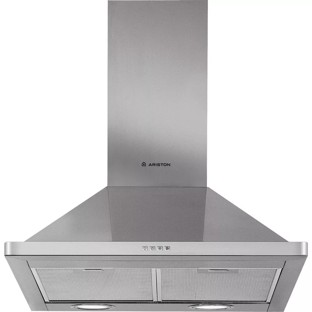 AHPN6.4FLMX HOTTE ARISTON PYRAMIDE INOX 60CM 416 m3/h - 0