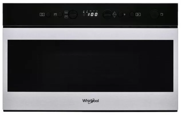 W7MN840 MICRO ONDE WHIRLPOOL ENC INOX/NOIR 22L AVEC GRILL - 0