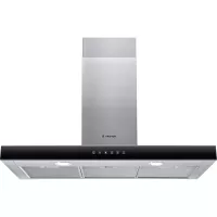 HOTTE ARISTON CHEMINÉE 90CM INOX FINITION EN VERRE