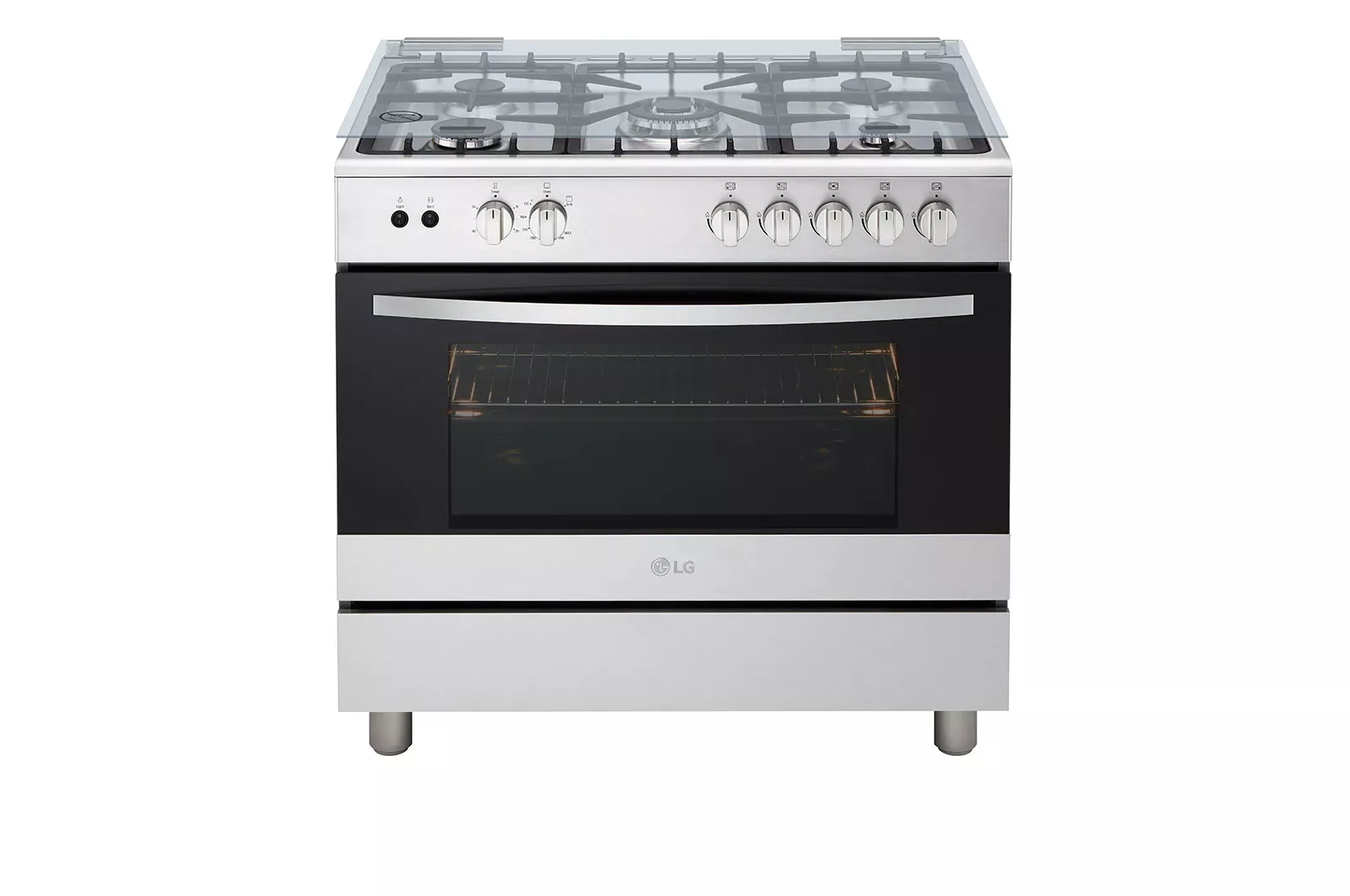 FA415RMA CUISINIERE LG 5 Feux gaz - Four 100 L + Grillage - 1
