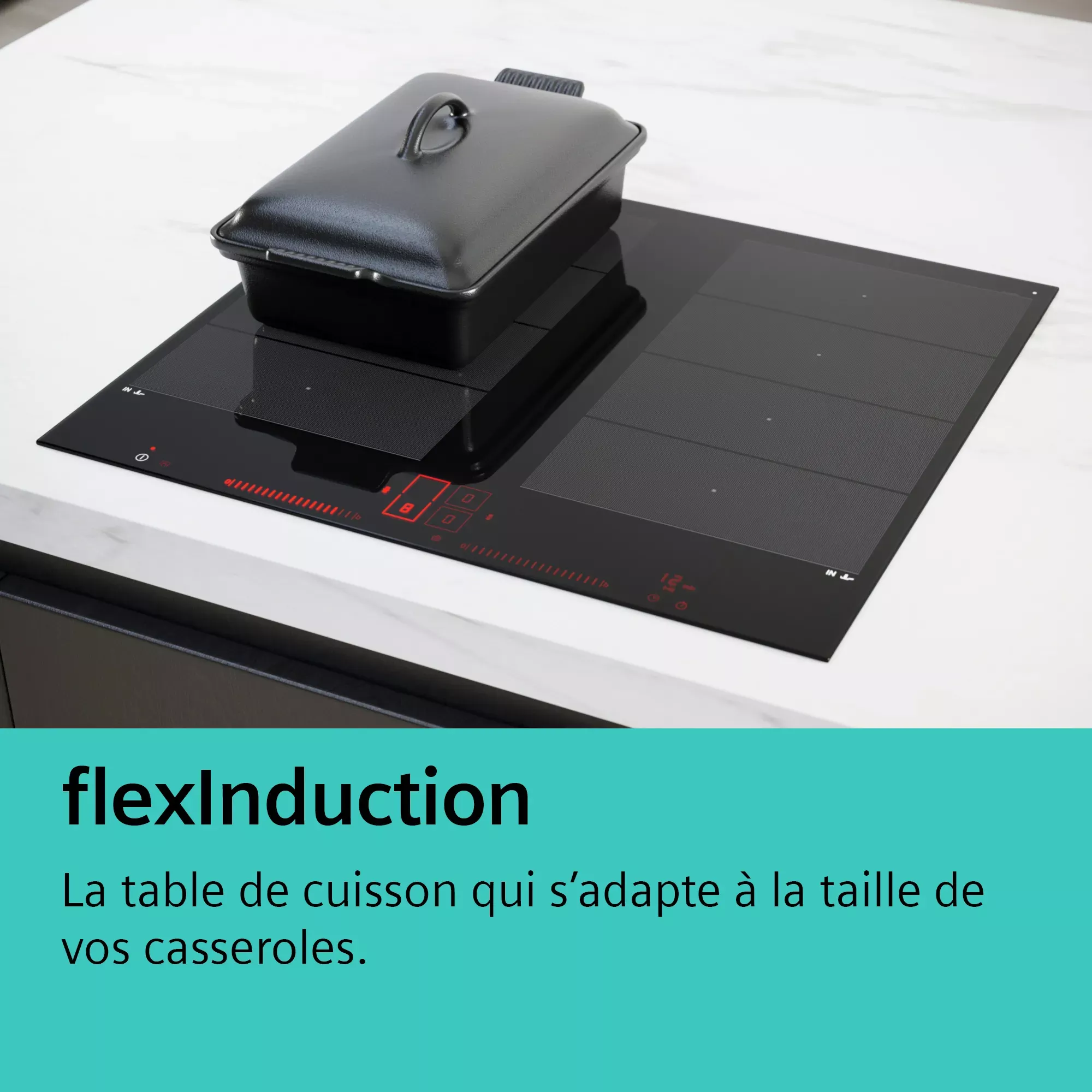 EX975LXC1F Plaque Flex-Induction SIEMENS 92cm 5 Zones IQ700 - 5