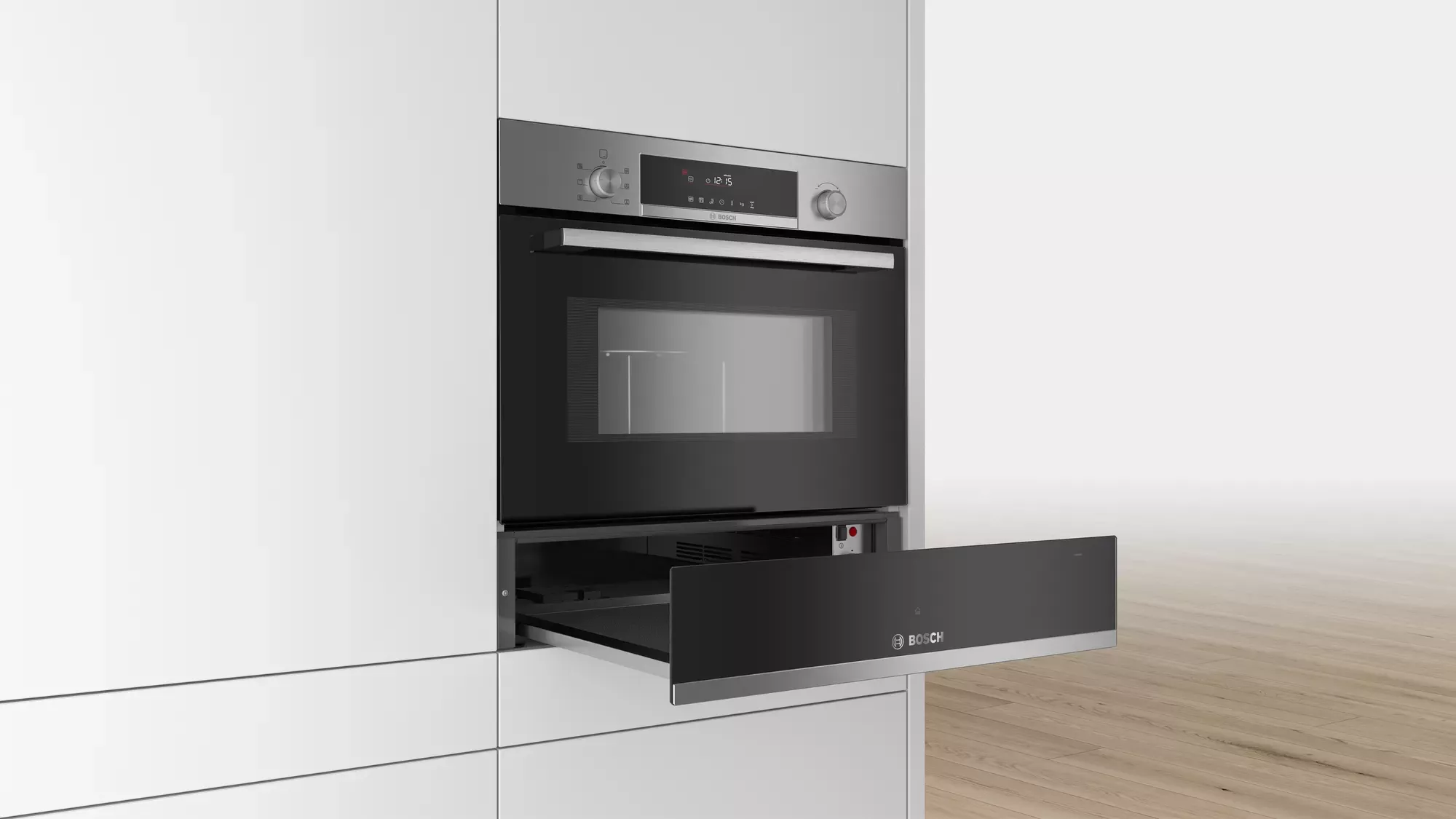 BIC510NS0 TIROIR CHAUFFANT BOSCH 20L / 25K INOX Serie 6 - 2