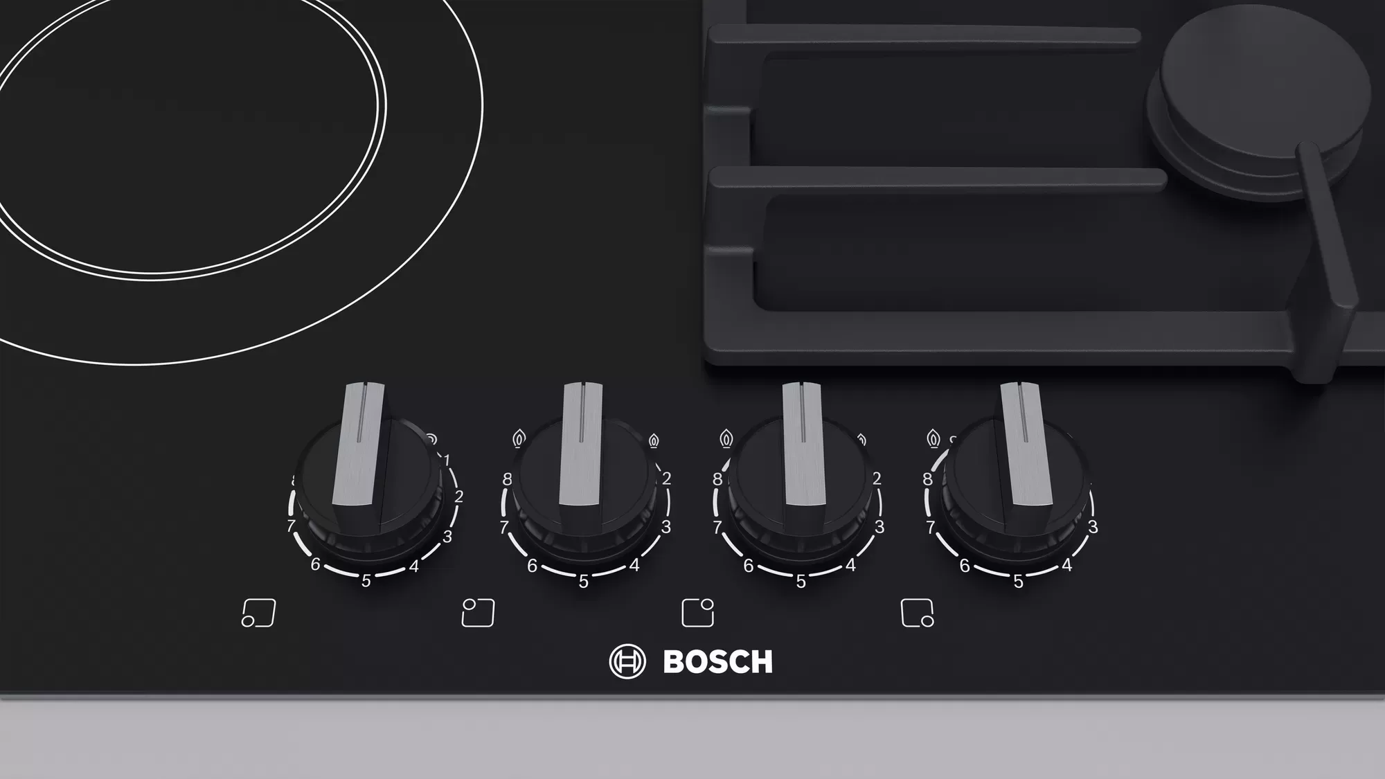 PRY6A6B70Q PLAQUE BOSCH 60 CM VITROCERAMIQUE MIXTE SERIE 8 - 2