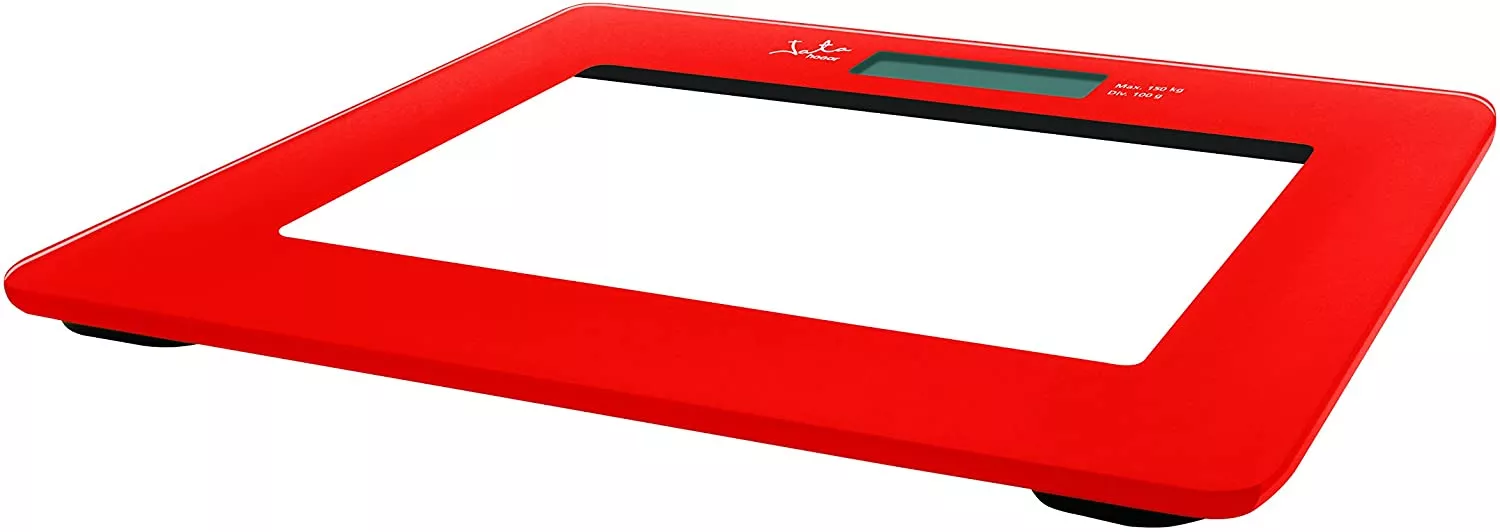290R PESE PERSONNE JATA EN VERRE ROUGE LCD 150KG - 1