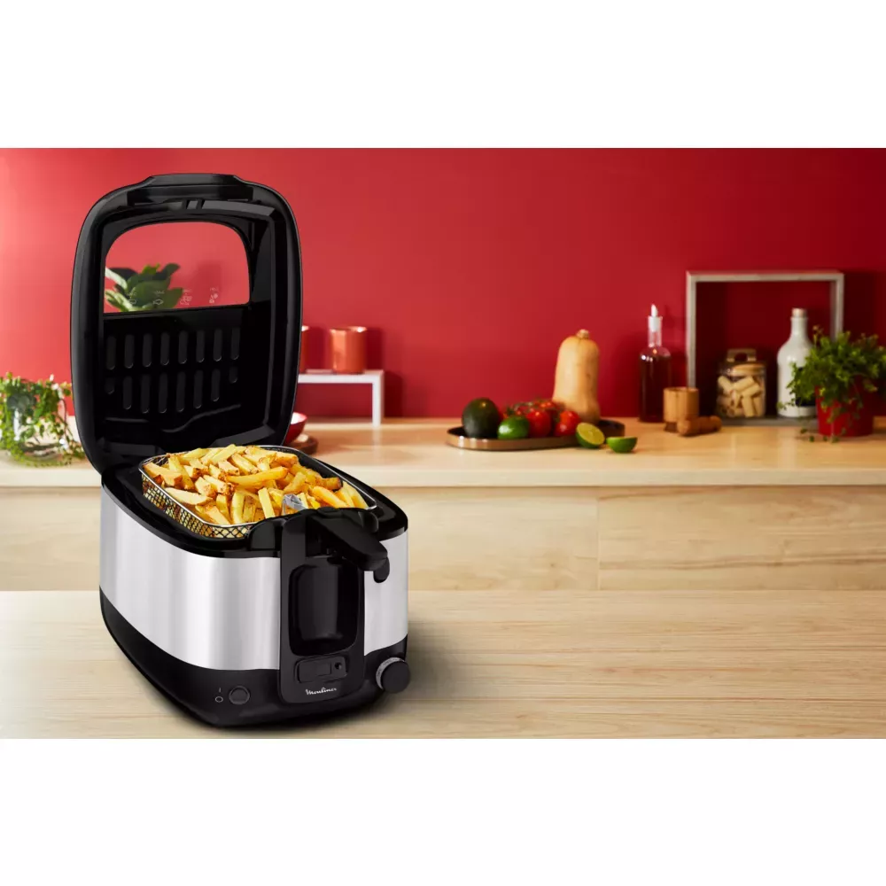 AM316D10 FRITEUSE MOULINEX SUPER UNO INOX/NOIR 1.5KG - 6