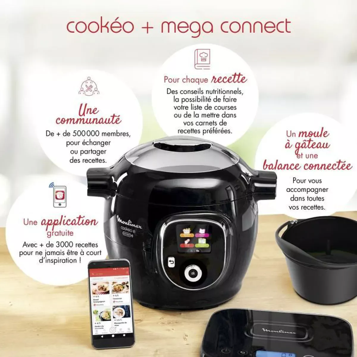 CE859800 COOKEO MOULINEX + CONNECT + BALLANCE - CE859800 - 8