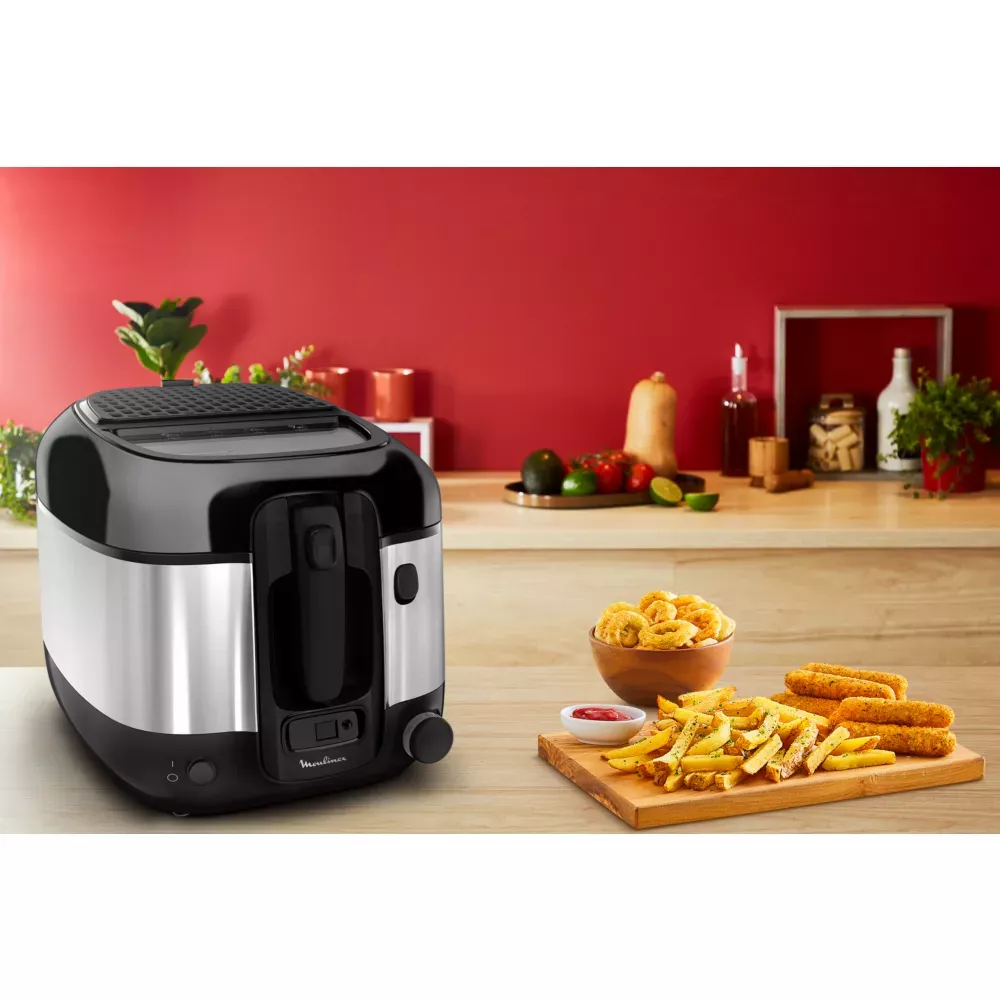 AM316D10 FRITEUSE MOULINEX SUPER UNO INOX/NOIR 1.5KG - 7