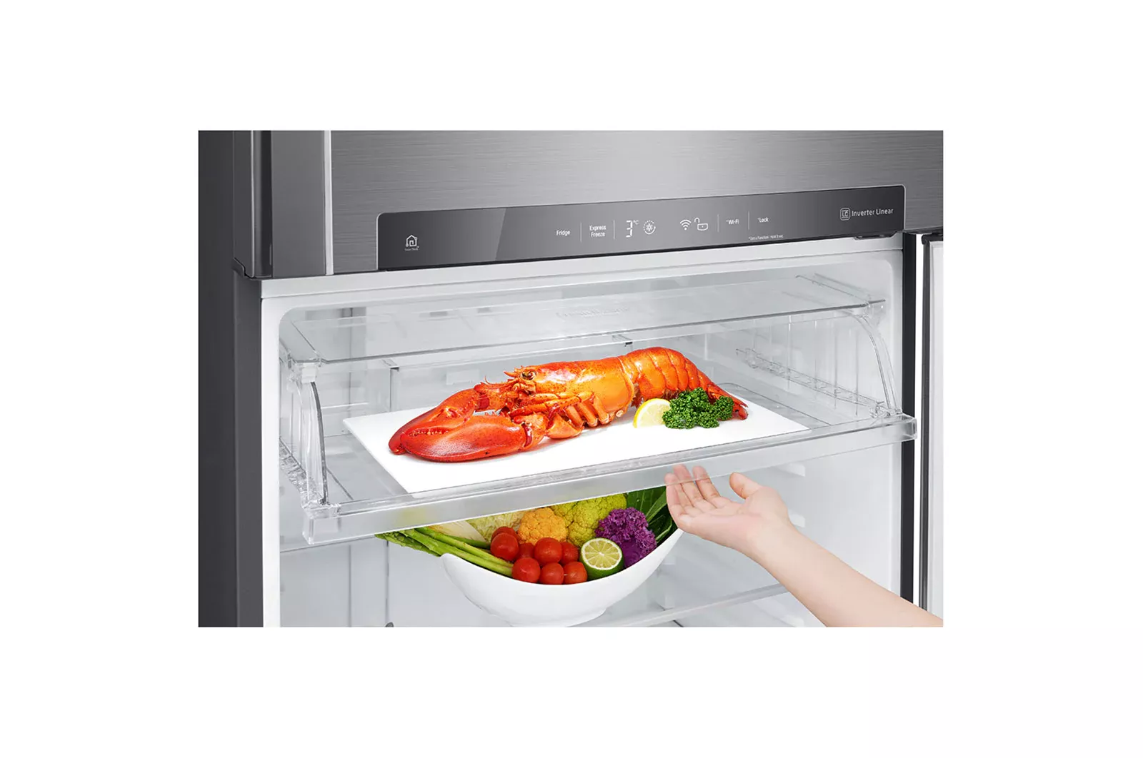 GN-F71HLHL.APZPEA1 REFRIGERATEUR LG 700L SILVER Hygiene Fresh - 11