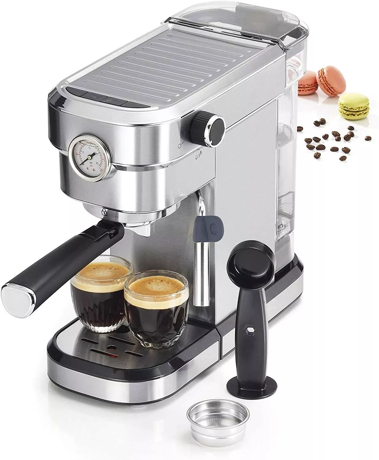 KCPEXPR6851 Machine expresso Kitchen-chef, 20 bars, 12L, - 0