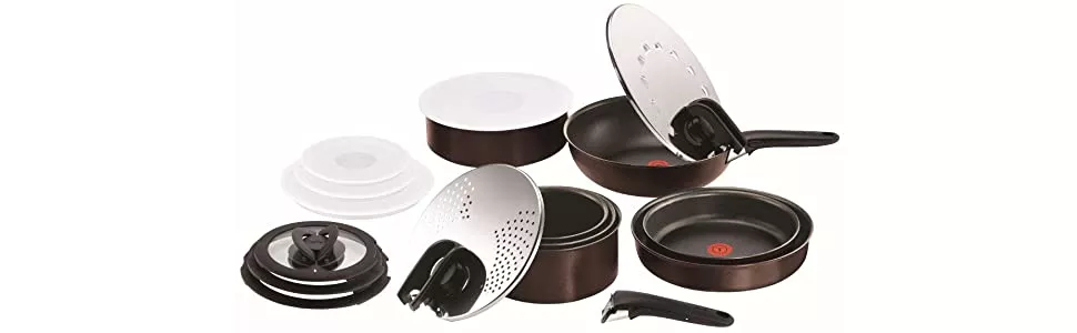 L6559702 poêles et casseroles Tefal Ingenio 5 Chef-Set de - 12