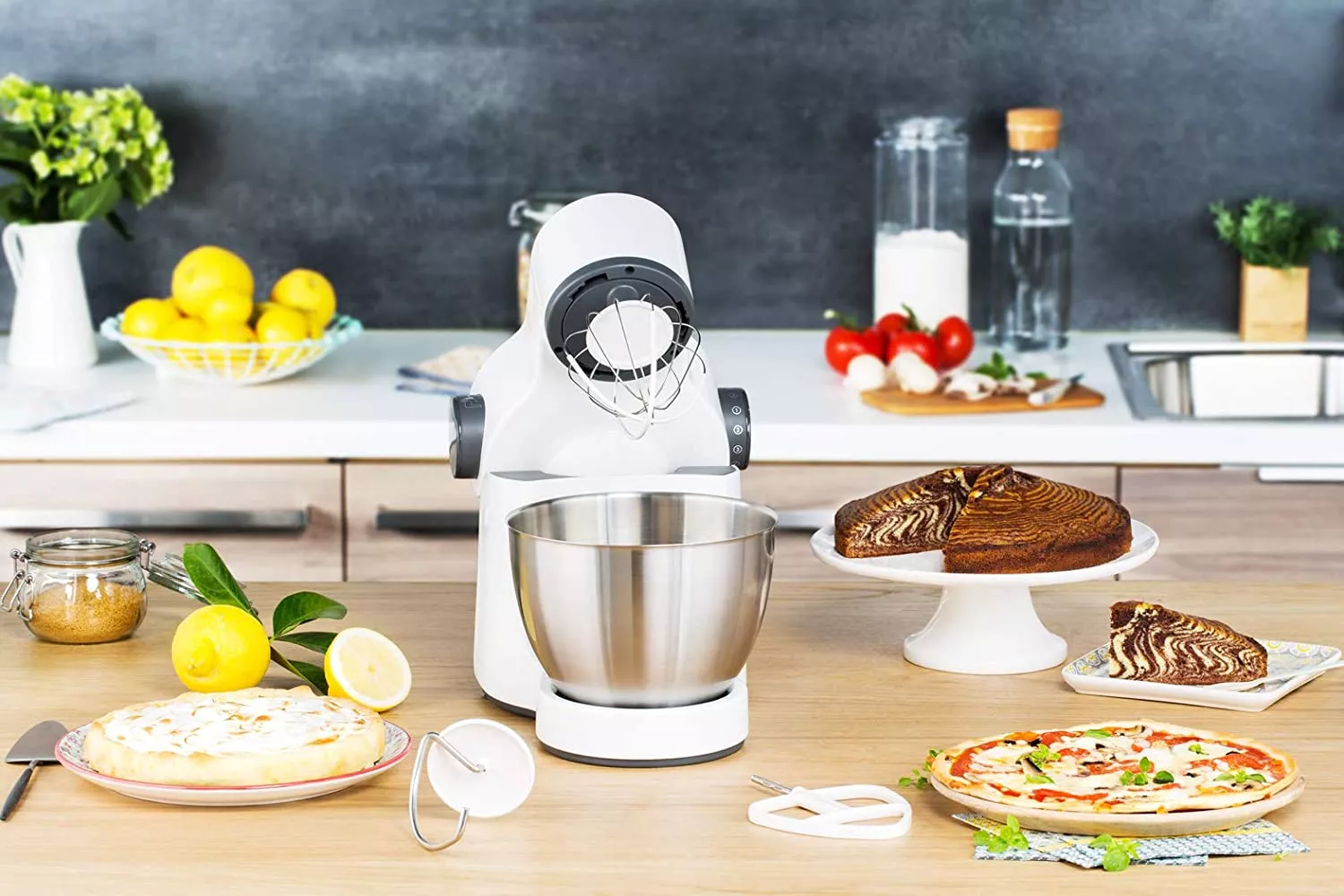 QA31011 Petrin MOULINEX multifonction WIZZO BLANC Bol INOX - 13