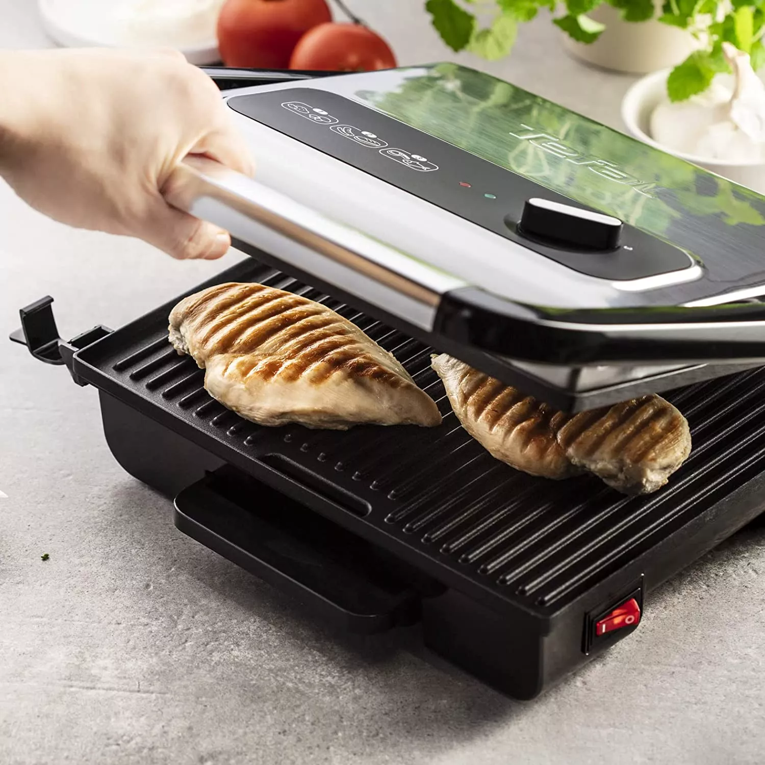 GC242D12 Grille-viande électrique Tefal Inicio Grill 2000W - 8