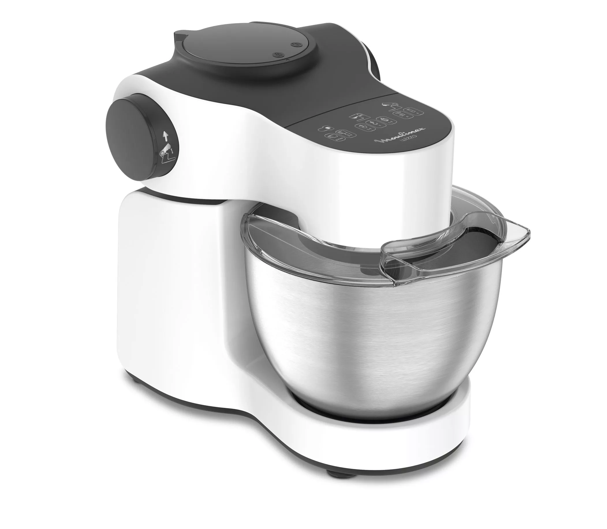 QA31011 Petrin MOULINEX multifonction WIZZO BLANC Bol INOX - 1