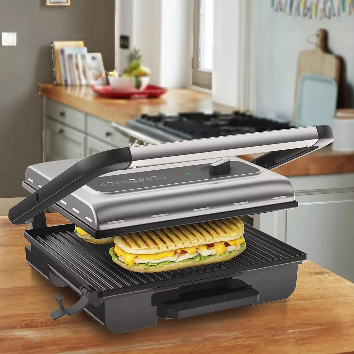 GC242D12 Grille-viande électrique Tefal Inicio Grill 2000W - 6