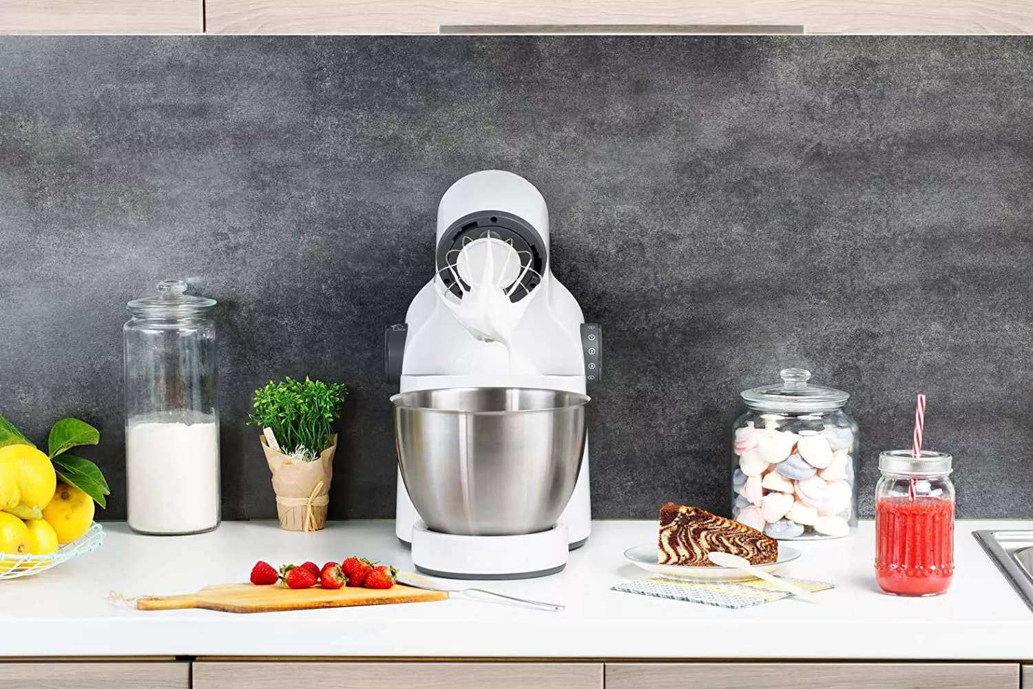 QA31011 Petrin MOULINEX multifonction WIZZO BLANC Bol INOX - 16