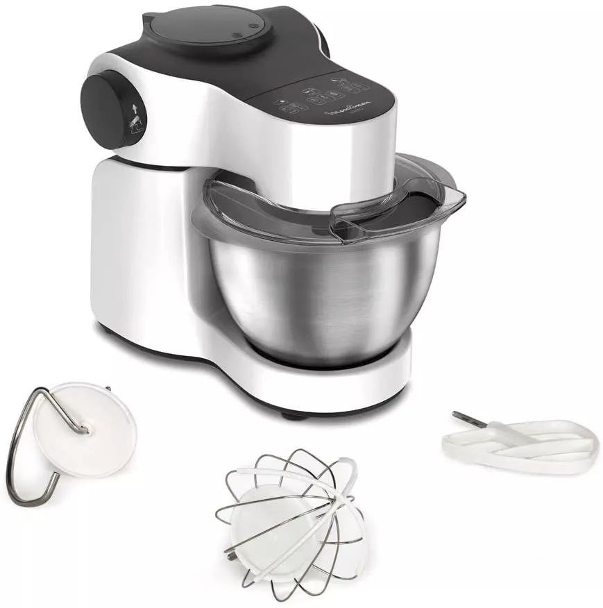 QA31011 Petrin MOULINEX multifonction WIZZO BLANC Bol INOX - 0