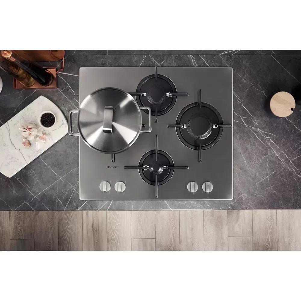 FTGHL641 D/IX/HA Plaque De Cuisson Ariston à Gaz 60cm Inox - 3