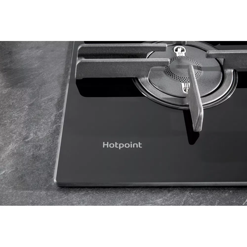 FTGHG751D/HA(BK) Plaque De Cuisson Hotpoint Ariston Gaz 75cm Verre - 4