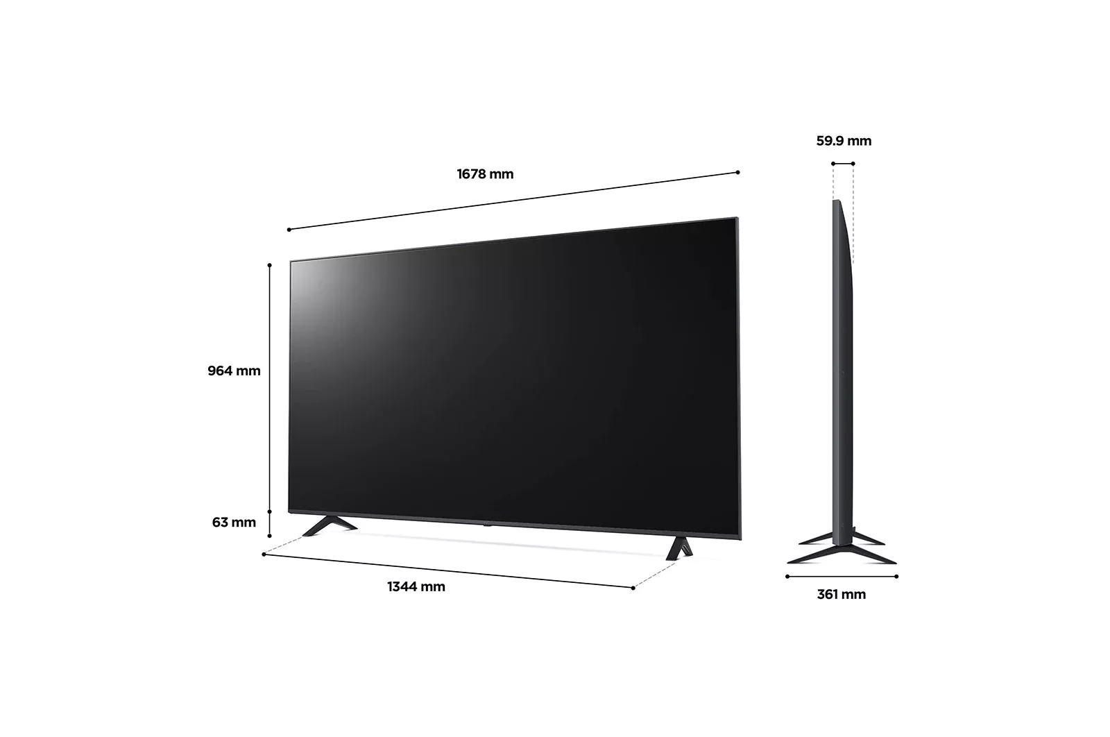 75UQ80006LB TELEVISEUR LG 75 4K SMART UHD TELECOMMANDE MAGIC - 8
