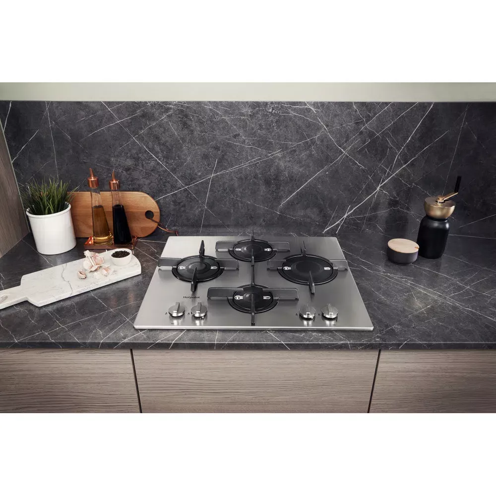 FTGHL641 D/IX/HA Plaque De Cuisson Ariston à Gaz 60cm Inox - 4
