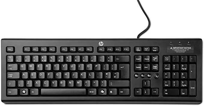 HP_CLAV CLAVIER HP USB ORIGINALE CLV-HP-ORIGIN QWERTY - 0