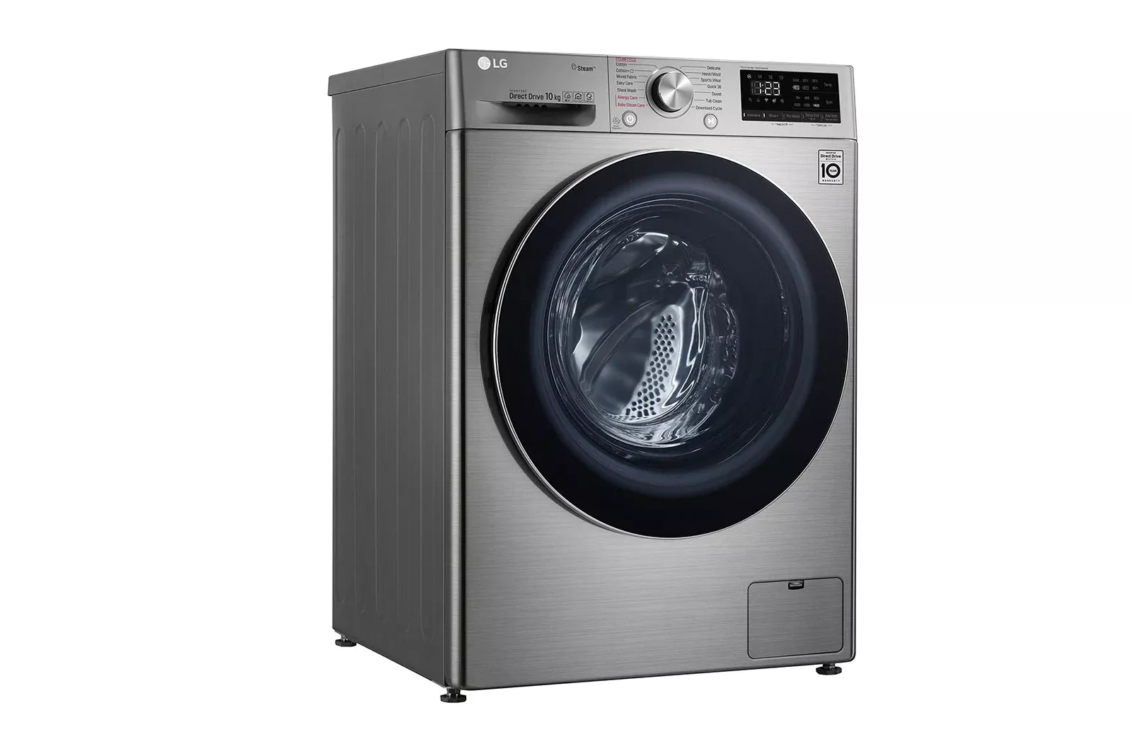 F4V7RYW2PE LG LAVE LINGE V7 10.5KG SILVER -50% WASH MACHINE - 1