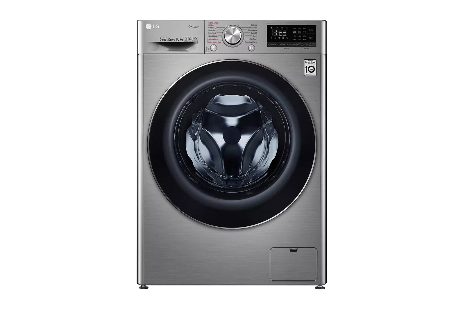 F4V7RYW2PE LG LAVE LINGE V7 10.5KG SILVER -50% WASH MACHINE - 0