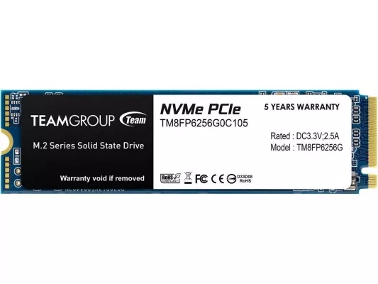 1191_DISQU DISQUE DUR INTERNE SSD TEAMGROUP 256GB NVME - 1