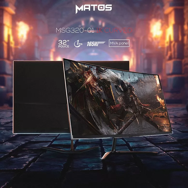 MSG 320-01 Matos MSG 320-01 32″ 165HZ CURVED Full HD - 2