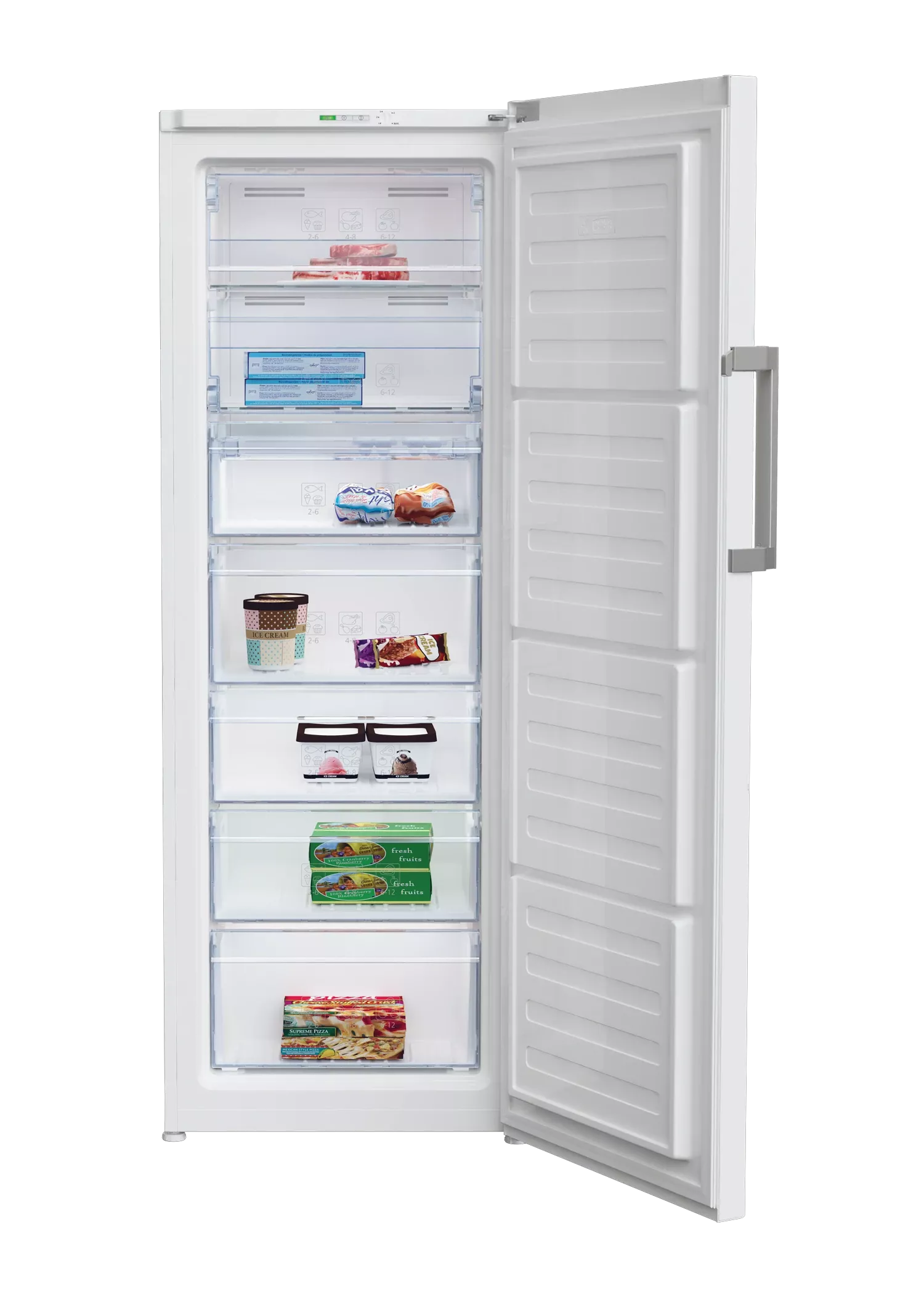 RFNE320L23W CONGELATEUR BEKO VERTICAL NOFROST 7 TIROIRS BLANC - 0