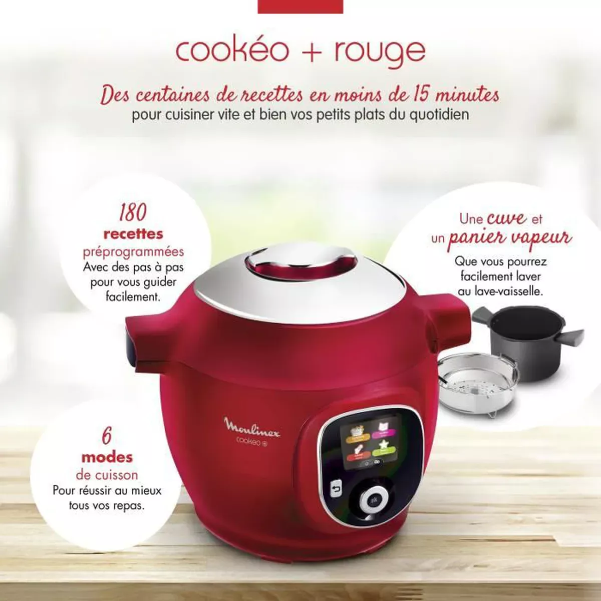 CE85B510 COOKEO MOULINEX MIJOTEUR - 4