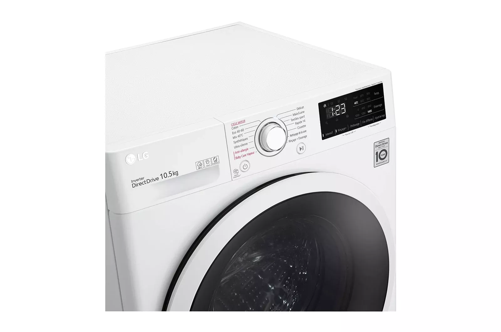 F4V3RYW0WH MACHINE A LAVER LG 10.5 KG WHITE - 4