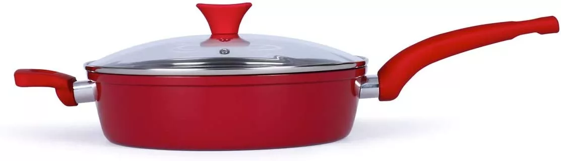 MEP131N Sauteuse Livoo Anti-Adhésive 26cm + Couvercle - 1