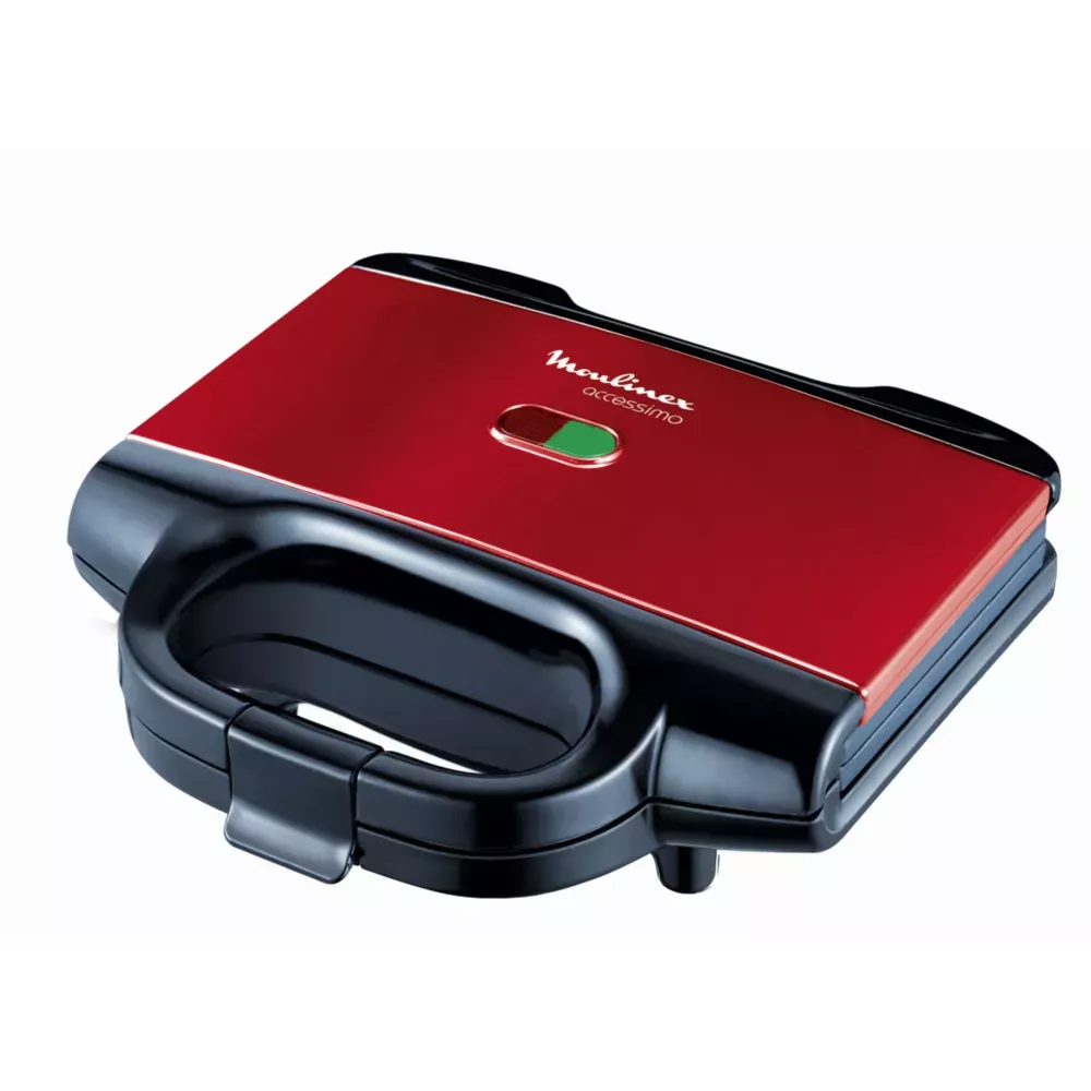 SM180811 GOFFRIER MOULINEX 650w CROQUE MONSIEUR ROUGE - 0