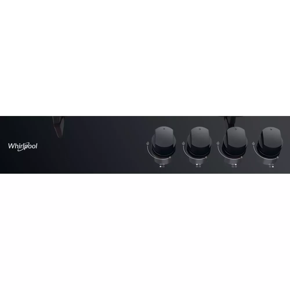 GOB616NB PLAQUE WHIRLPOOL 4 FEUX 60Cm NOIR VITRO - 2