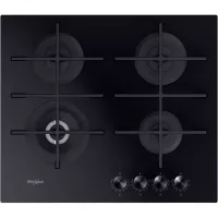 PLAQUE WHIRLPOOL 4 FEUX 60cm NEW NOIR VITRO