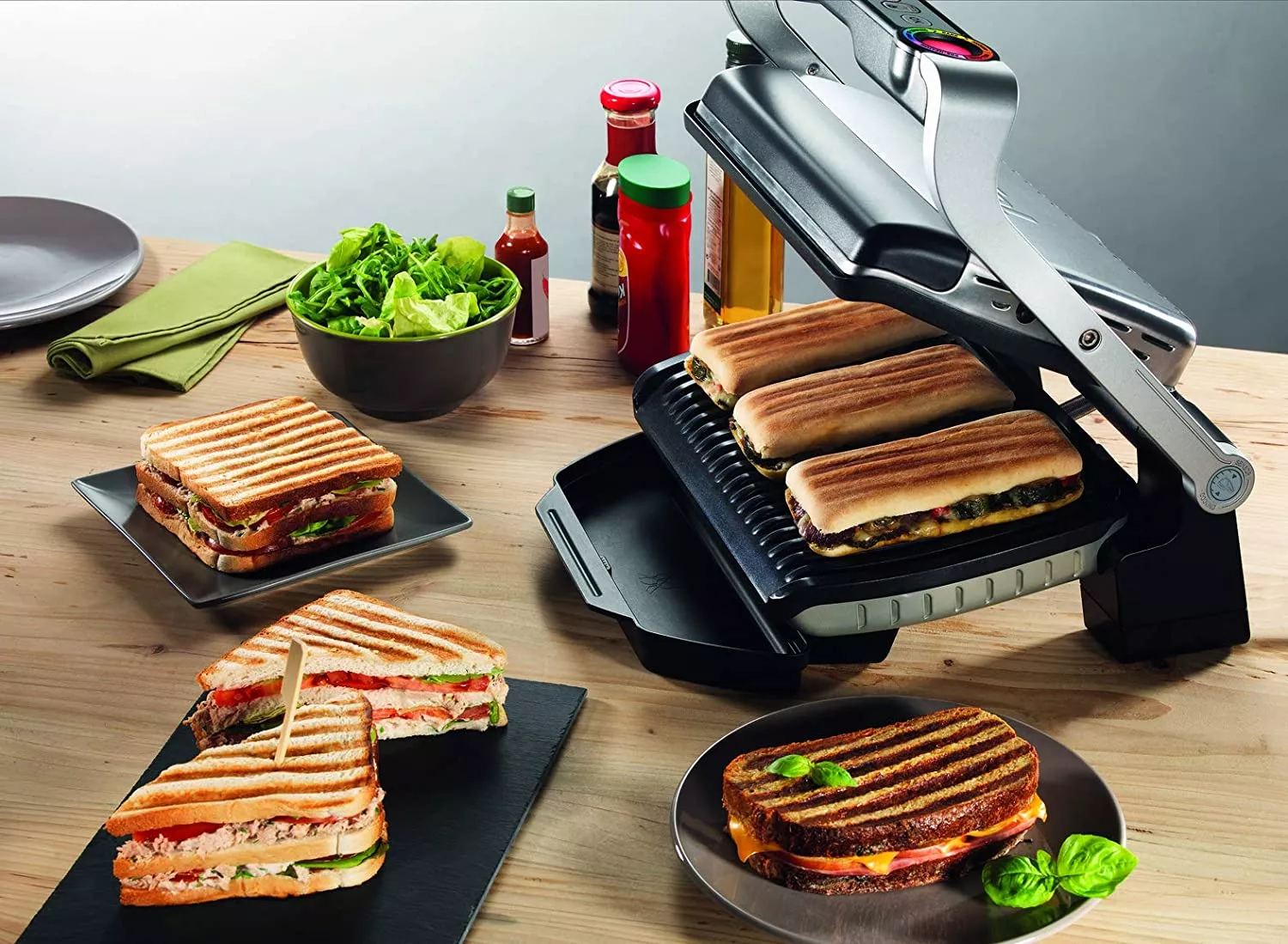 GC712D12 GRILLE A VIANDE TEFAL 2000w OPTIGRILL NEW - 2