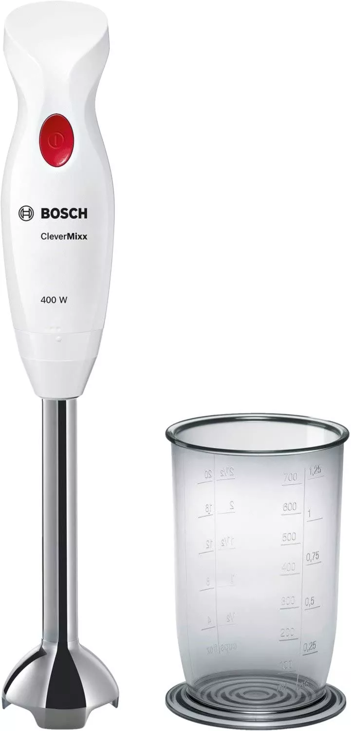 MSM24100 MIXEUR BOSCH INOX plongeant CleverMixx 400 W - 0