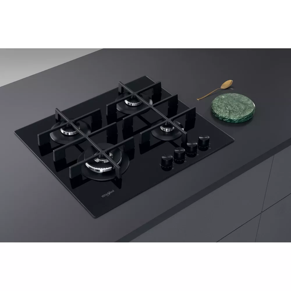 GOWL628NB PLAQUE WHIRLPOOL 4 FEUX 60cm NEW NOIR VITRO - 7
