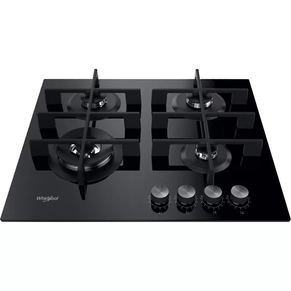 GOWL628NB PLAQUE WHIRLPOOL 4 FEUX 60cm NEW NOIR VITRO - 1