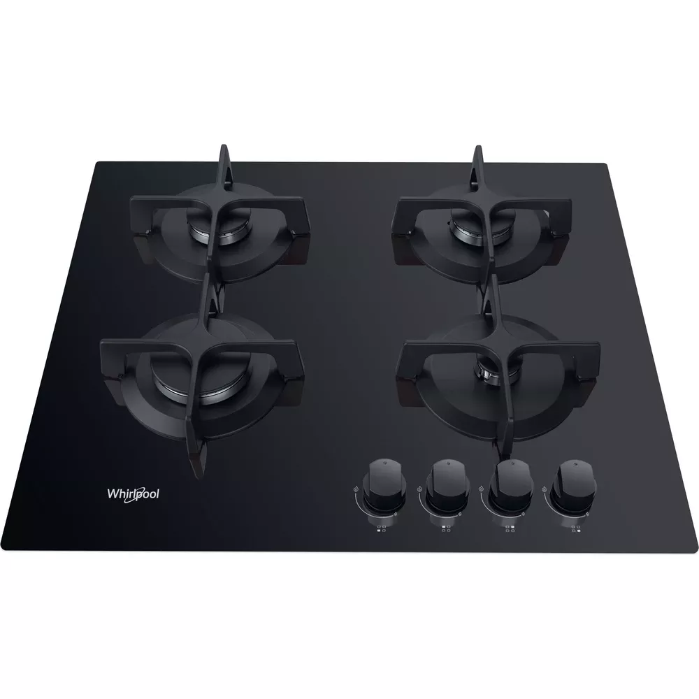 GOB616NB PLAQUE WHIRLPOOL 4 FEUX 60Cm NOIR VITRO - 1