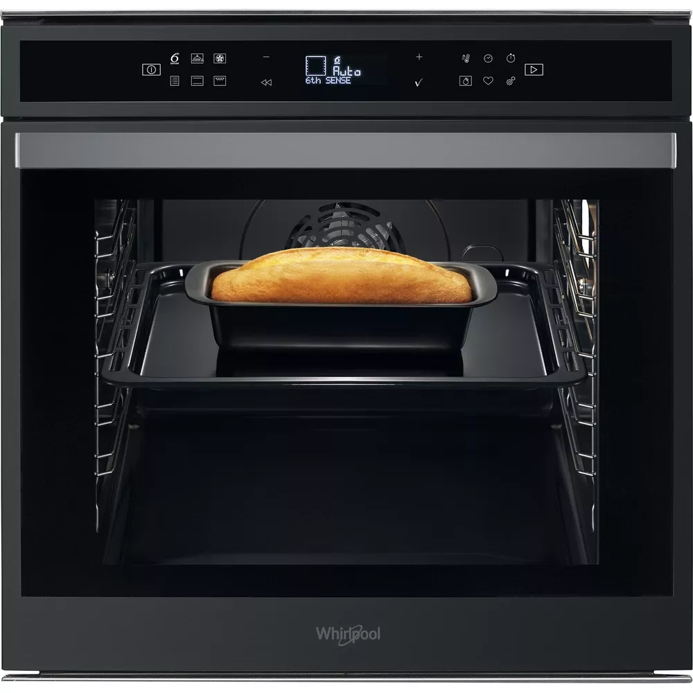 W60M44SBB FOUR WHIRLPOOL ELEC ENC INOX Pyrolyse 6ème SENS - 0