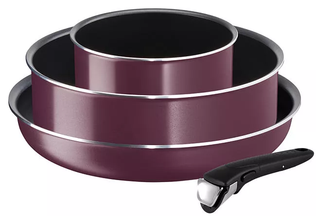 L2019302 SERIES DE CASSEROLES Tefal 3 PIÈCES + POIGNEE - 0