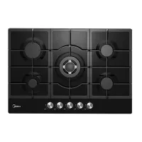 PLAQUE 5 FEUX VERRE TREMPE 75CM MIDEA MTD25 5F