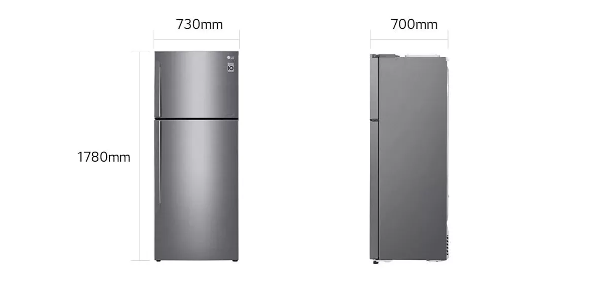 GL-C502HLCL REFRIGERATEUR LG 500L Inverter Compressor Inox - 12