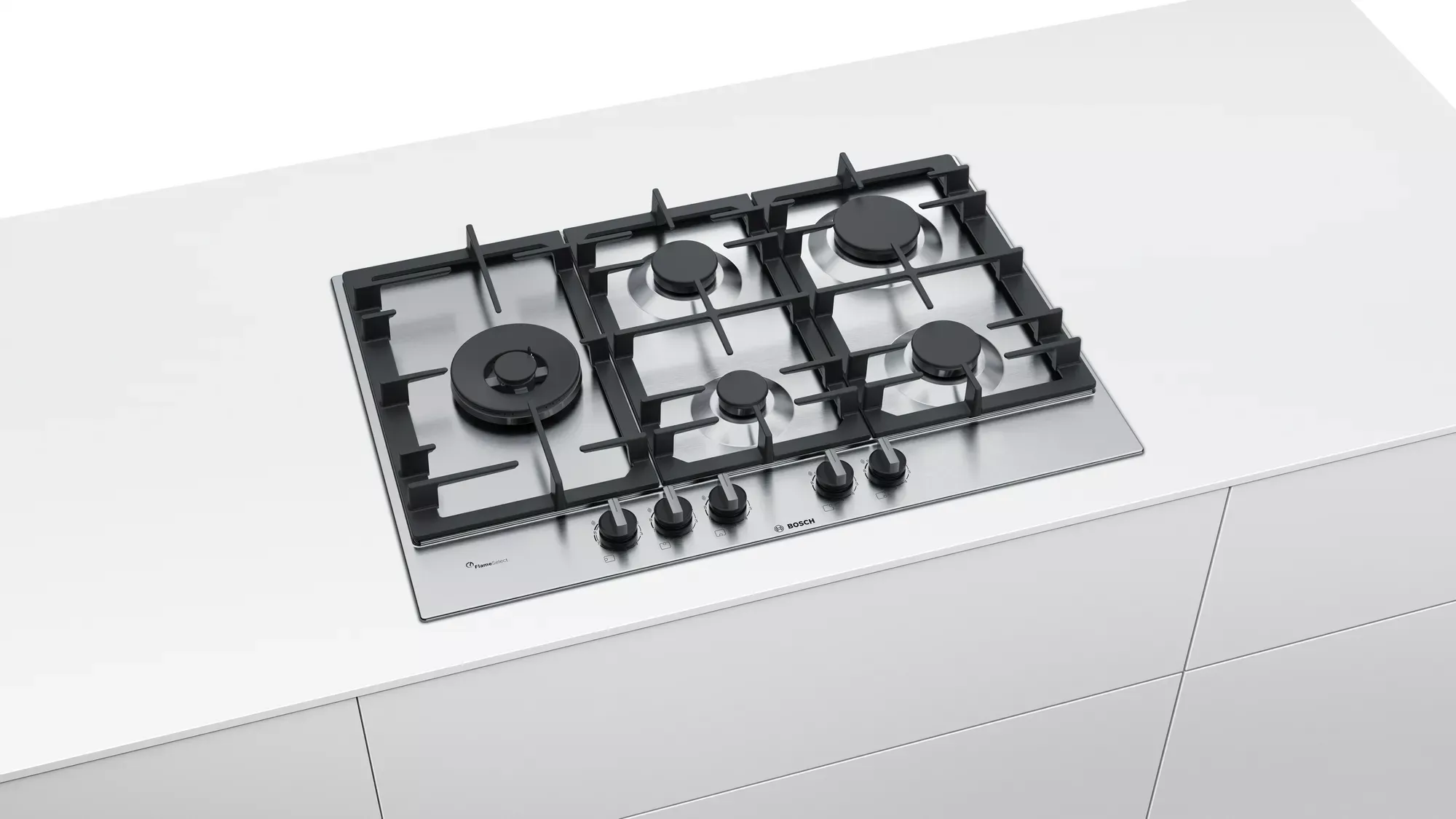 PCS7A5B90 Plaque Bosch 5 Feux 75Cm INOX serie6 - 5