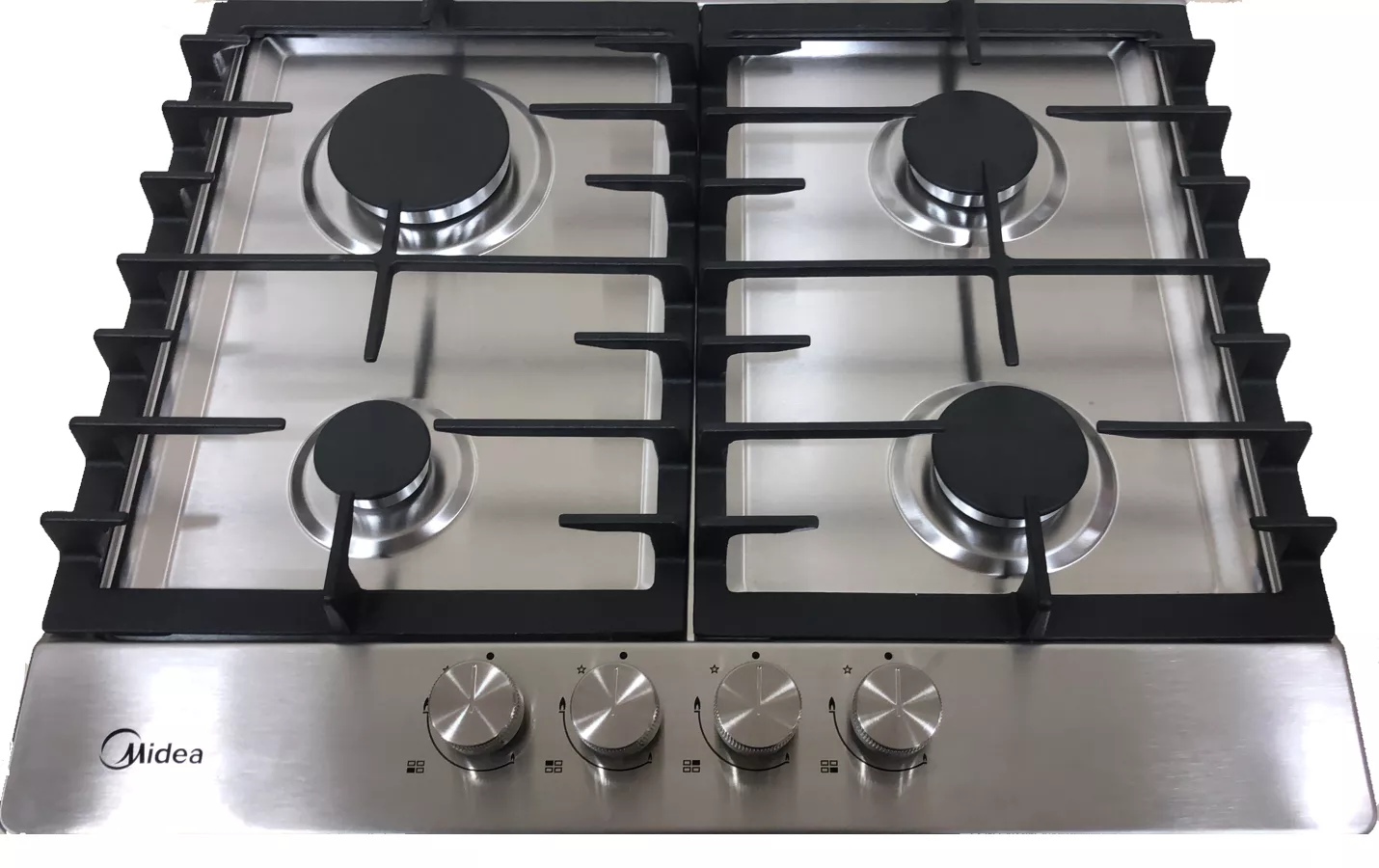 60SK005 PLAQUE 4 Feux MIDEA 60CM Inox MTD10 - 0