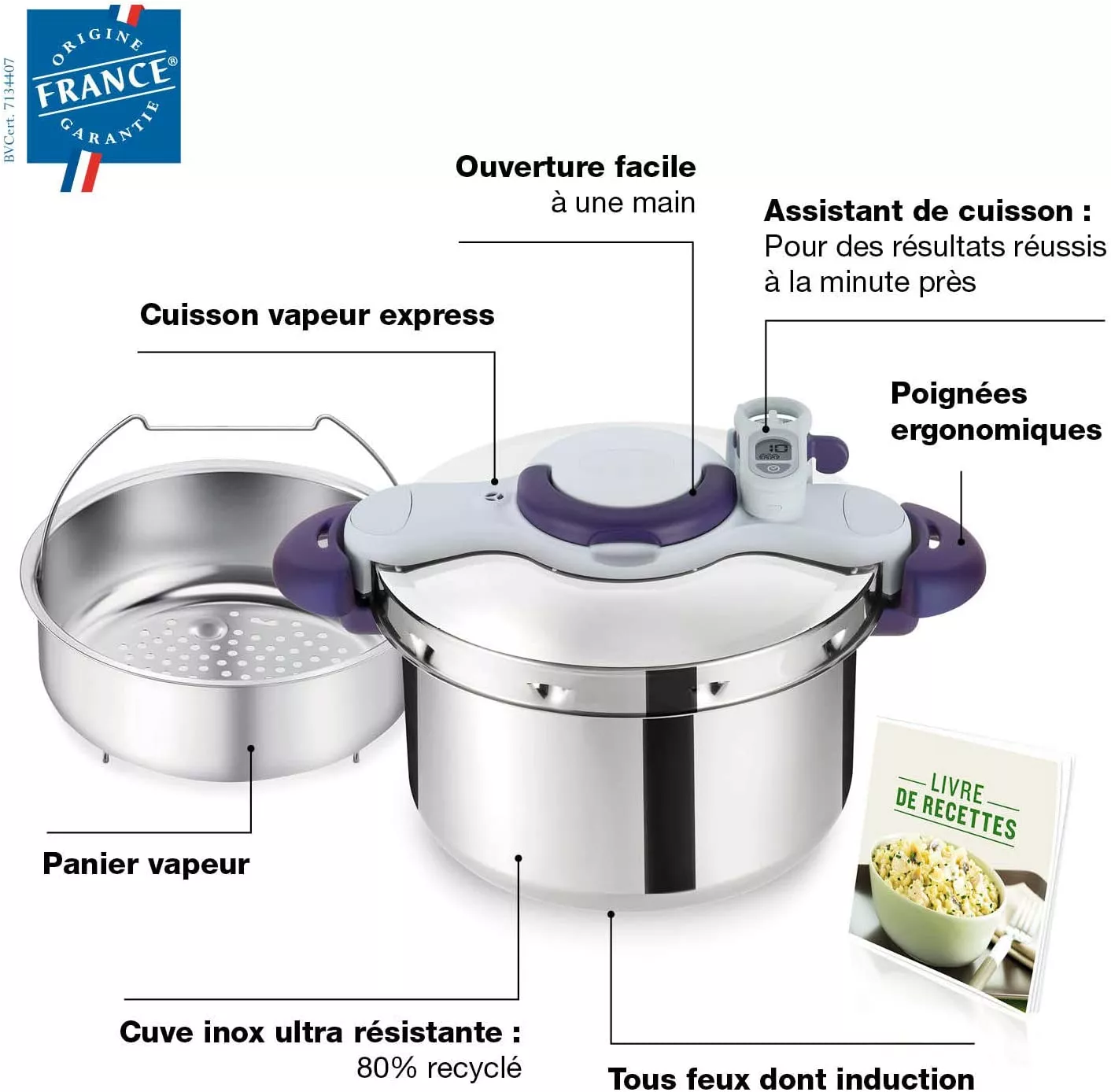 P4620600 COCOTTE CLIPSO MINUT PERFECT 4.5 L - 1