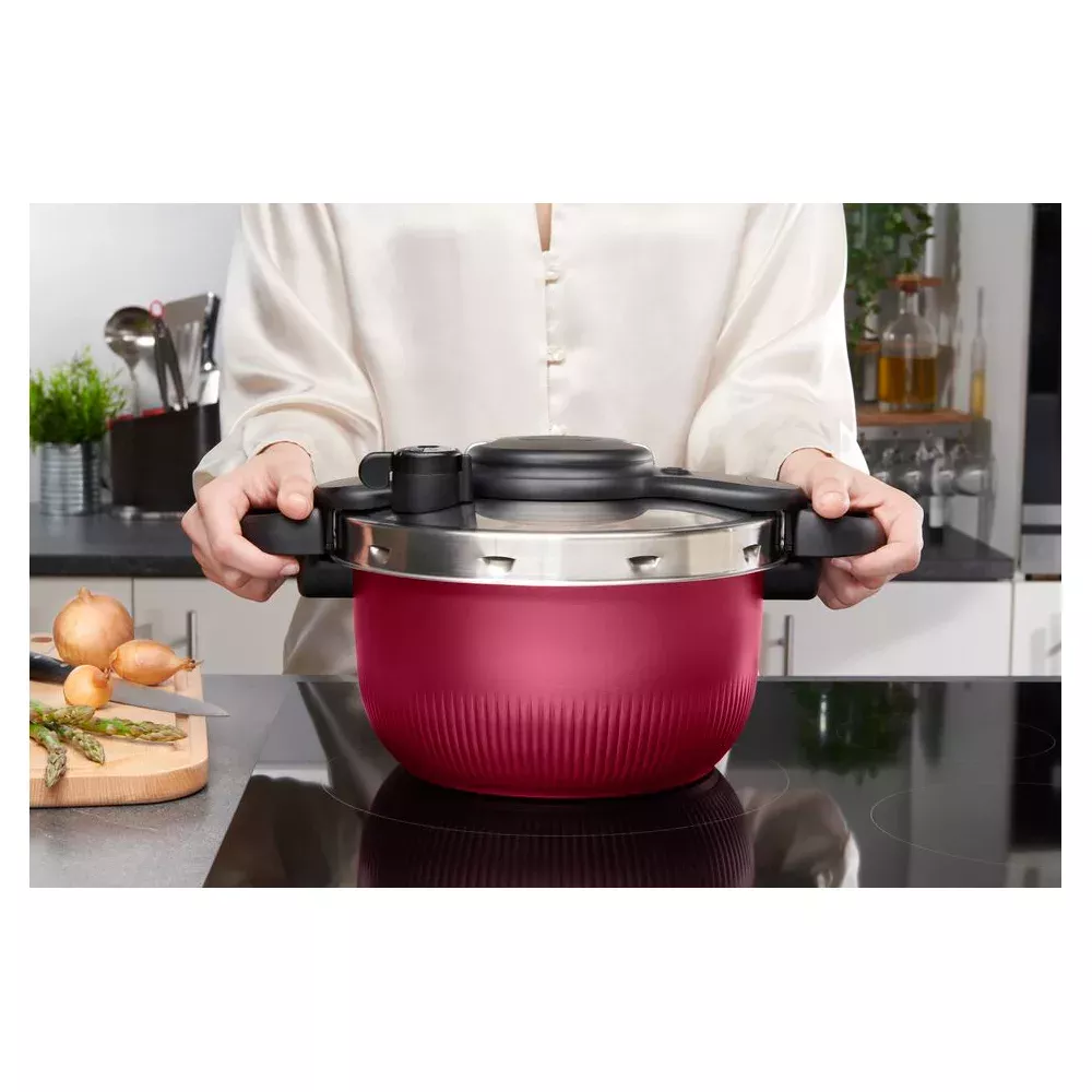 P4800702 COCOTTE MINUTE SEB CLIPSO 6 L + CLIPSOMINUT DELICE - 5